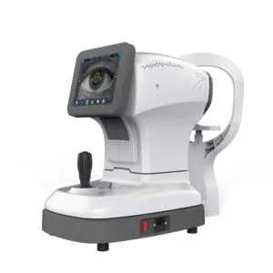 ARK-4000 Auto Refractometer performing a vision test in a clinic