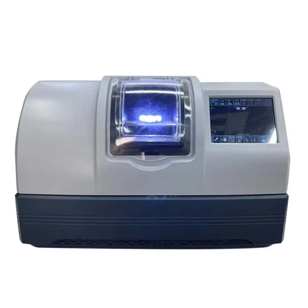 MOLO-1200 3D Auto Lens Edger processing optical lenses in lab setting