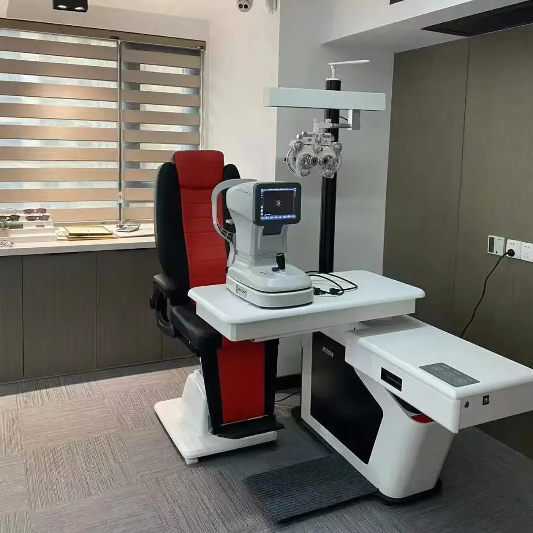 CT-100 Non-Contact Tonometer performing intraocular pressure test in a clinical setting