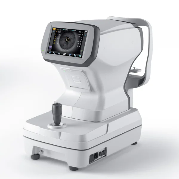 ARK-1800 Auto Refractometer/Keratometer conducting eye diagnostics in a clinic