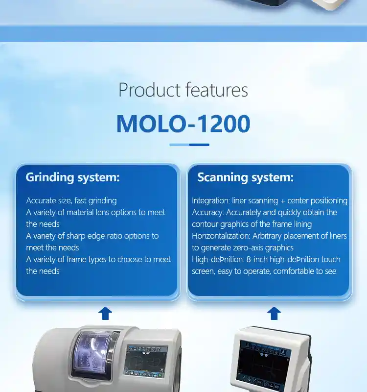 Optometry,Auto Lens Edger,Lens Edger,MOLO-1200