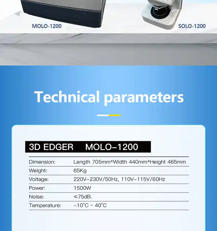 Optometry,Auto Lens Edger,Lens Edger,MOLO-1200