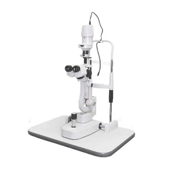 SL-5A slit lamp microscope with 5-step Galilean optics and LED illumination
