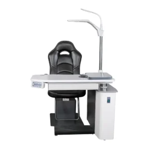 TCS-860 ophthalmic refraction unit with electric chair and instrument table