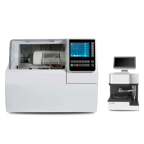 ALE-1000 Auto Lens Edger performing high-speed patternless edging