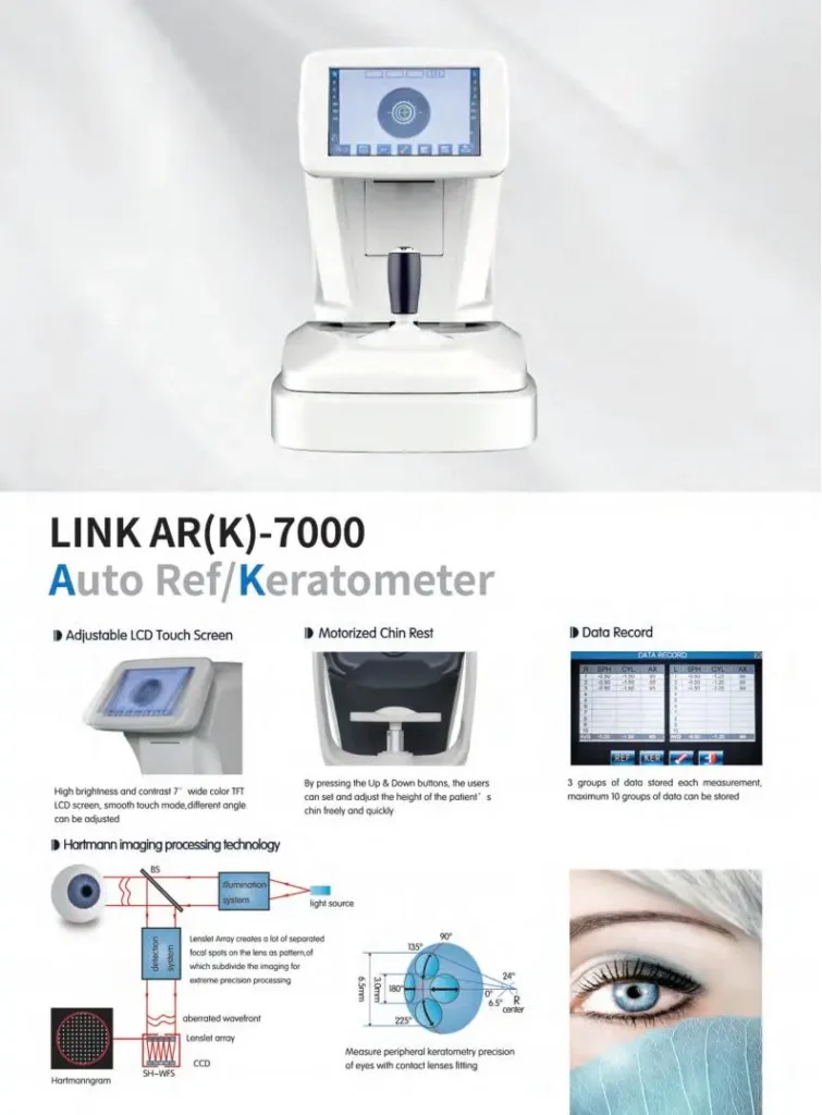 Auto Refractometer/Keratometer,Auto Refractometer,Keratometer,Optometry,ARK-7000