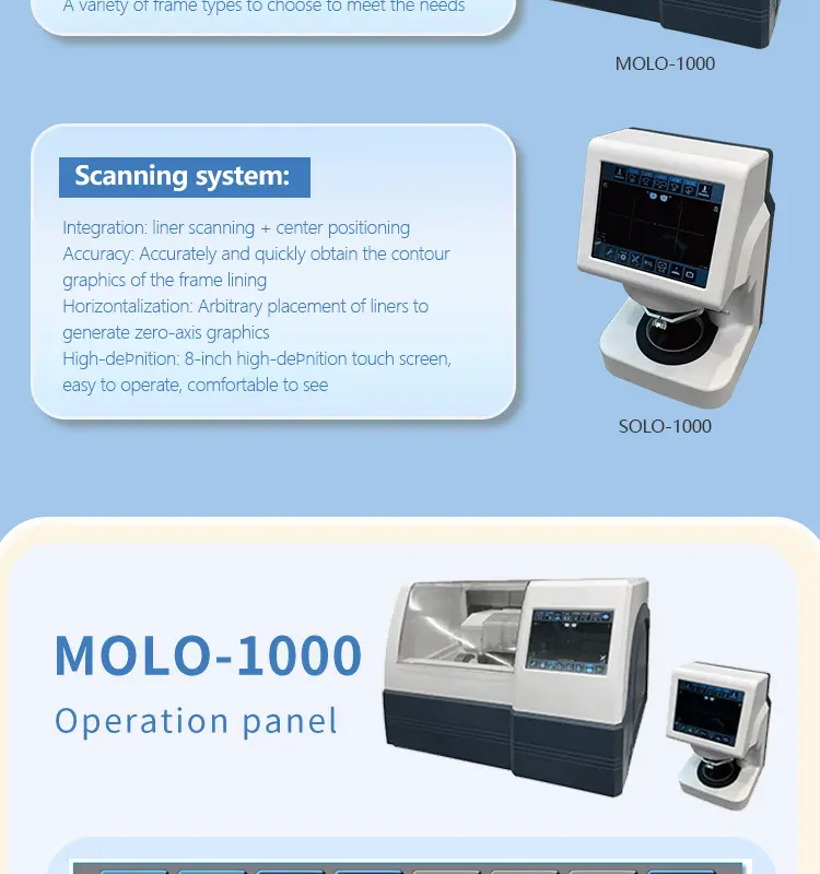 Auto Lens Edger,lens edger,MOLO-1000,Optometry