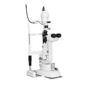 SL-400 slit lamp microscope with halogen illumination and 5-step magnification