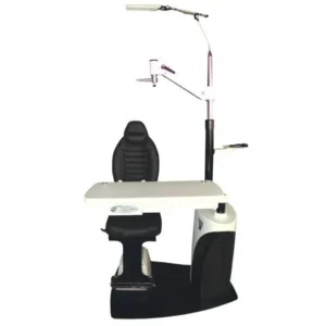 CT-500 refraction chair and stand unit with rotating table and LED lamp