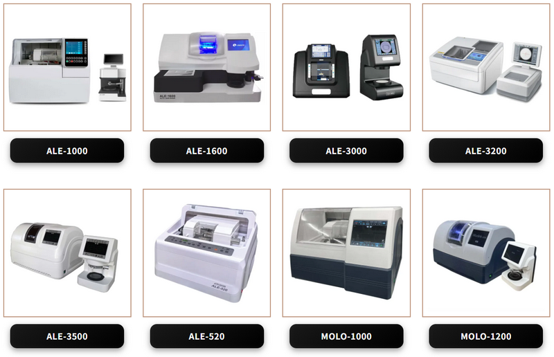 eight models auto lens edger range list